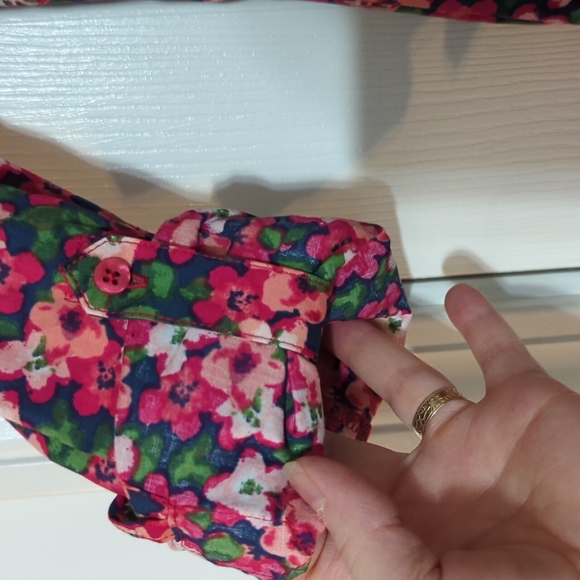 🔥Laura Scott XL blouse pink floral - Picture 2 of 9